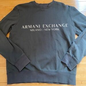 Armani Exchange Milano/New York Logo Sweatshirt – Men’s Small